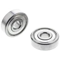 NMB Double Row Deep Groove Ball Bearing 5 mm ID, 16 mm OD, Shielded, Martensitic Stainless Steel DDR-1650HHMTRA1P24LY121