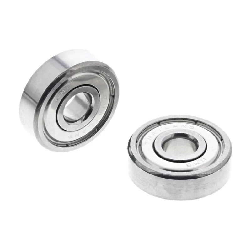 NMB Double Row Deep Groove Ball Bearing 5 mm ID, 16 mm OD, Shielded, Martensitic Stainless Steel DDR-1650HHMTRA1P24LY121