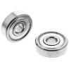 NMB Double Row Deep Groove Ball Bearing 5 mm ID, 16 mm OD, Shielded, Martensitic Stainless Steel DDR-1650HHMTRA1P24LY121