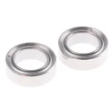 NMB Double Row Deep Groove Ball Bearing Shielded, 5 mm ID, 8 mm OD, 2.5 mm Width, Stainless Steel DDL-850ZZMTHA1P13LY121