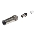 binder Circular Connector Cable Mount 2 Contacts 4A 125V IP67 Metal Housing 712 Series 99.0401.10.02