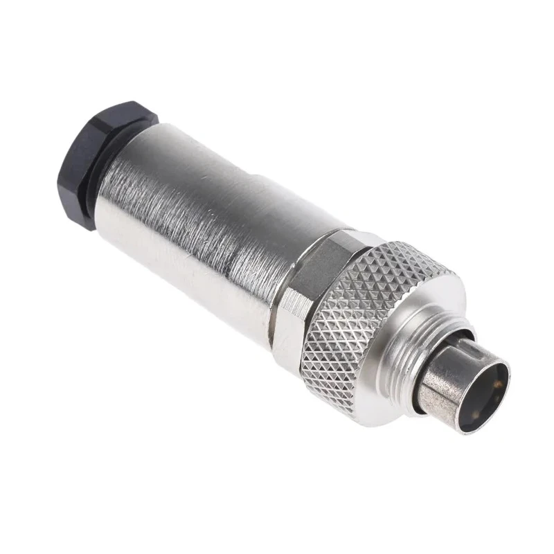 binder Industrial Circular Connector 3 Contacts, Cable Mount, M9 Plug Male, IP67, Metal Housing, 125V, 4A, 712 99.0405.10.03