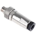 binder Industrial Circular Connector 3 Contacts, Cable Mount, M9 Plug Male, IP67, Metal Housing, 125V, 4A, 712 99.0405.10.03