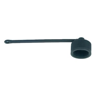 binder 423/425/723 Male/Female Dust Cap, Shell Size M16, IP67 Rated, Black Chromium and Nickel Plated Finish IP67