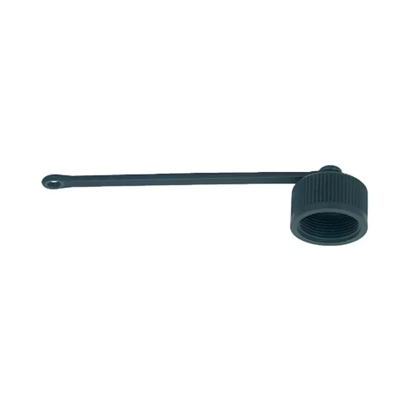 binder 423/425/723 Male/Female Dust Cap, Shell Size M16, IP67 Rated, Black Chromium and Nickel Plated Finish IP67