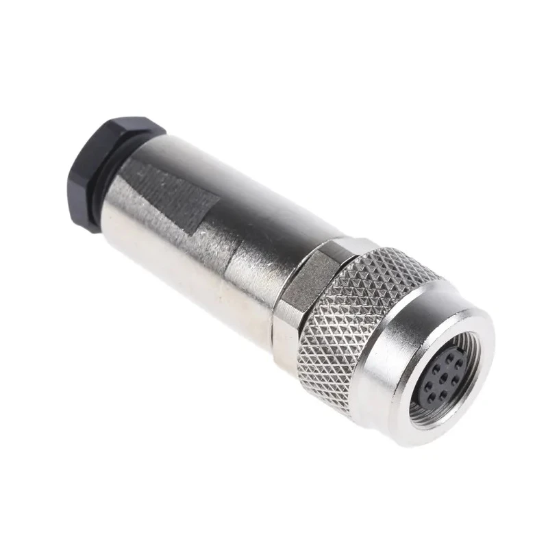 binder Circular Connector 8 Contacts Cable Mount M9 Socket Female IP67 712 Series 
