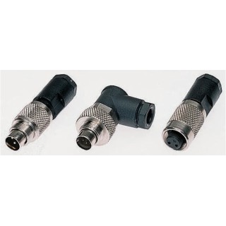 binder Circular Connector, 8 Contacts, Cable Mount, M9 Connector Size, Plug Male IP67, 125V, 1A, Metal 99.0425.70.08