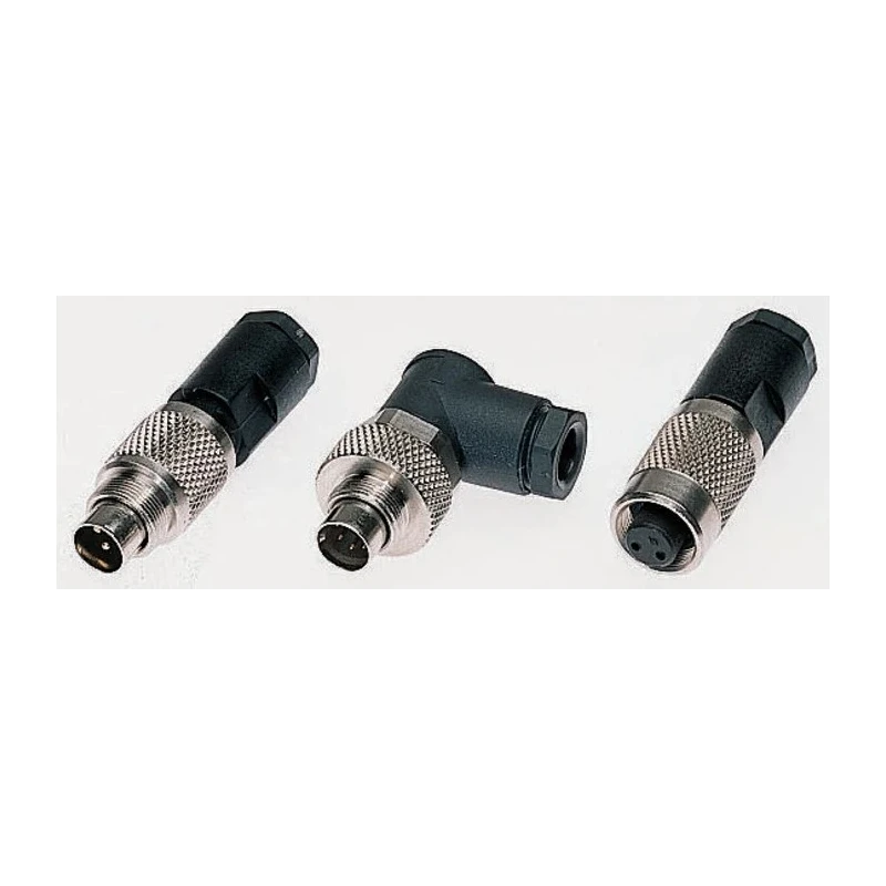 binder Circular Connector, 8 Contacts, Cable Mount, M9 Connector Size, Plug Male IP67, 125V, 1A, Metal 99.0425.70.08