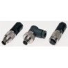 binder Circular Connector, 8 Contacts, Cable Mount, M9 Connector Size, Plug Male IP67, 125V, 1A, Metal 99.0425.70.08