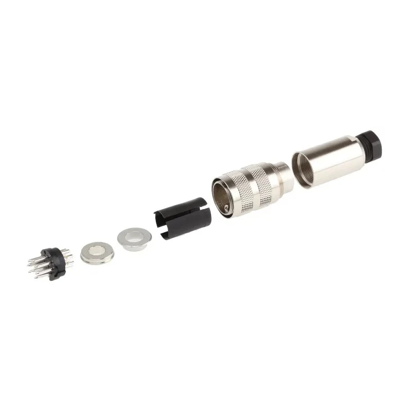 binder Circular Connector, 8 Contacts, Cable Mount, Miniature 18.5 mm Shell Size, Socket Male, IP67, 5A, 60V 99.5171.15.08