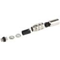 binder Circular Connector, 8 Contacts, Cable Mount, Miniature 18.5 mm Shell Size, Socket Male, IP67, 5A, 60V 99.5171.15.08