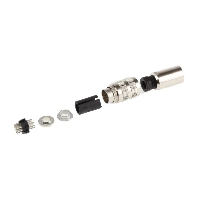binder Circular Connector, 8 Contacts, Cable Mount, Miniature 18.5 mm Shell Size, Socket Male, IP67, 5A, 60V 99.5171.15.08