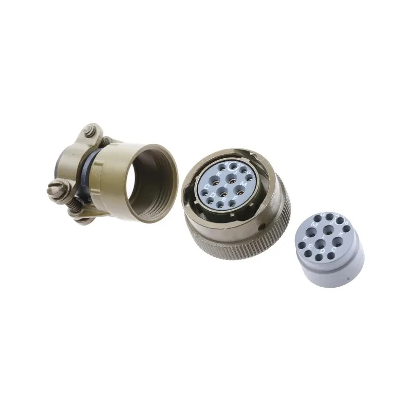 Souriau Sunbank by Eaton MIL Spec Circular Connector 12 Way Copper Alloy Straight Cable Connector Male Female 85106EC1412S50