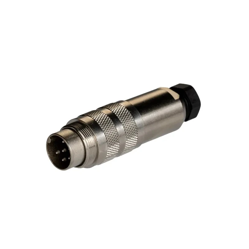 binder Circular Connector, 6 Contacts, Cable Mount, Male Socket, IP67, 250V, 5A, Miniature Shell Size 18.5 mm 99.5121.15.06