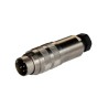 binder Circular Connector, 6 Contacts, Cable Mount, Male Socket, IP67, 250V, 5A, Miniature Shell Size 18.5 mm 99.5121.15.06
