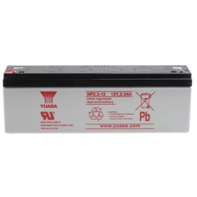 Yuasa 12 V Faston F1 Sealed Lead Acid Battery 2.3 Ah AGM Construction NP2.3-12