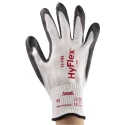 Ansell HyFlex 11-735 White Nylon Cut Resistant Work Gloves Size 10 Polyurethane Coating 11735100