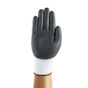 Ansell HyFlex 11-735 White Nylon Cut Resistant Work Gloves Size 10 Polyurethane Coating 11735100