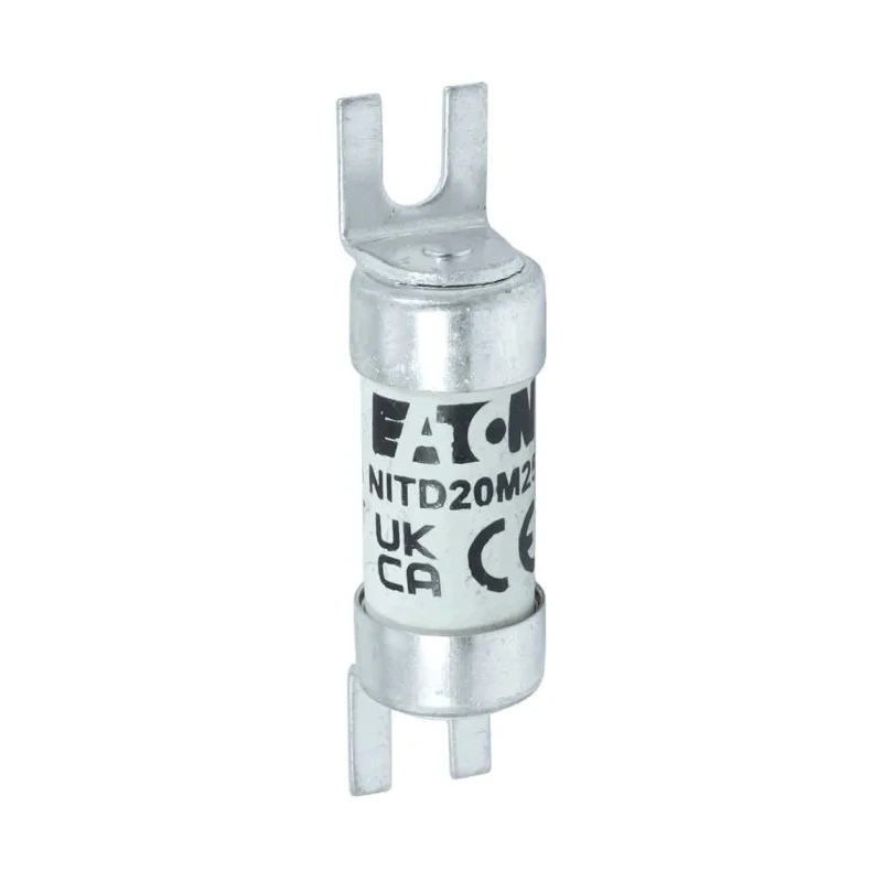 Eaton 20A British Standard Fuse A1 550V AC High Rupture Capacity Offset Bolted Tag Mounting NITD20M25