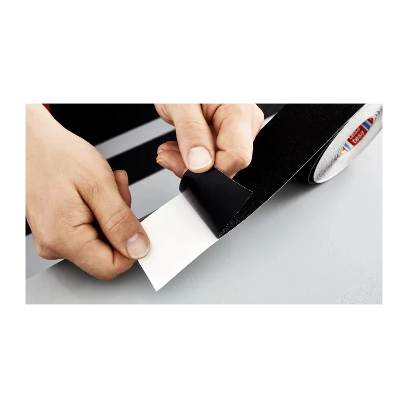 Tesa Black Adhesive Anti-Slip Tape 50mm Width 15m Length 900μm Thickness 60950-00001-02