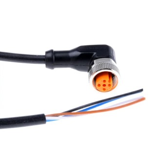 ifm electronic Female 4 Way M12 to Unterminated Sensor Actuator Cable 2 m 36V DC EVC007