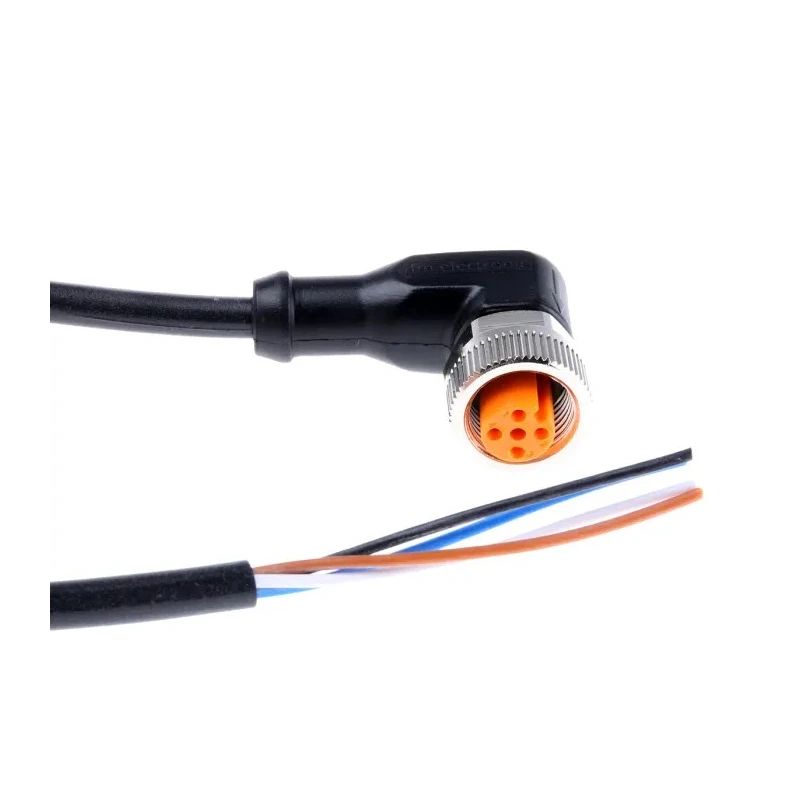 ifm electronic Female 4 Way M12 to Unterminated Sensor Actuator Cable 2 m 36V DC EVC007