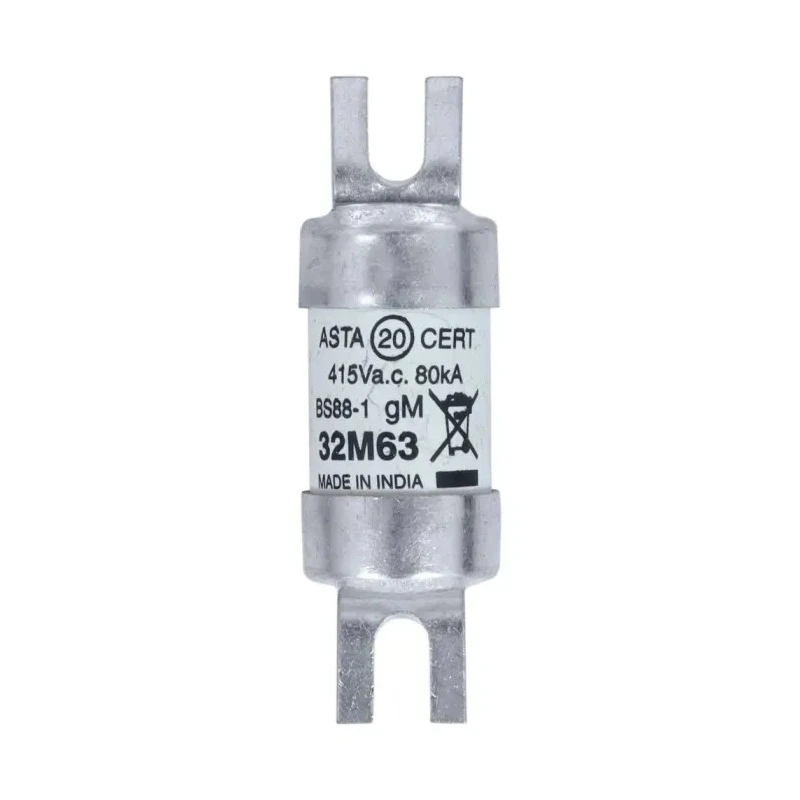 Eaton 32A British Standard Fuse A1 415V High Rupture Capacity 57mm Length NITD32M63