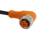 ifm electronic Female 4 Way M12 to Unterminated Free End Sensor Actuator Cable, 5 m EVC005