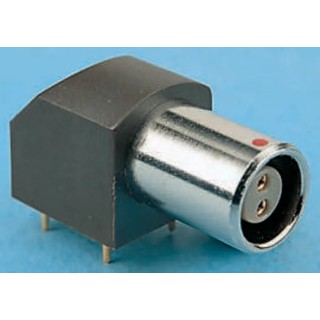 LEMO Circular Connector, 2 Contacts, Panel Mount, 12.6 mm Socket Female, IP50, 1B Series EPG.1B.302.HLN