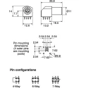 LEMO Circular Connector 4 Contacts Panel Mount 12.6 mm Socket Female Push Pull 1B Series EPG.1B.304.HLN