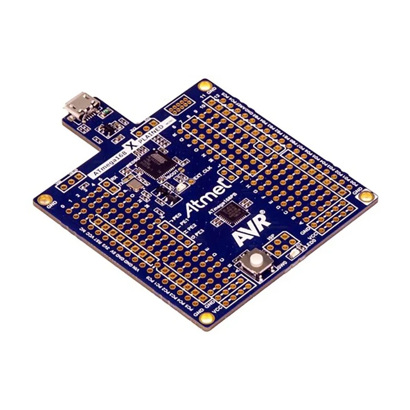 Microchip Microcontroller Development Tool ATmega168PB Xplained Mini MCU Evaluation Kit ATMEGA168PB-XMINI