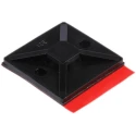 HellermannTyton Black Polyamide 66 Cable Tie Mount 5.6 mm x 28 mm x 28 mm 151-01559 MB4APT-I-PA66-BK
