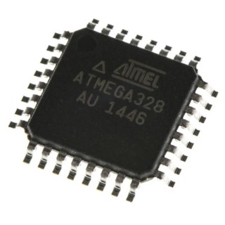 Microchip 8 bit AVR ATmega Microcontroller 20 MHz 32kB FLASH 32-Pin TQFP ATMEGA328-AU