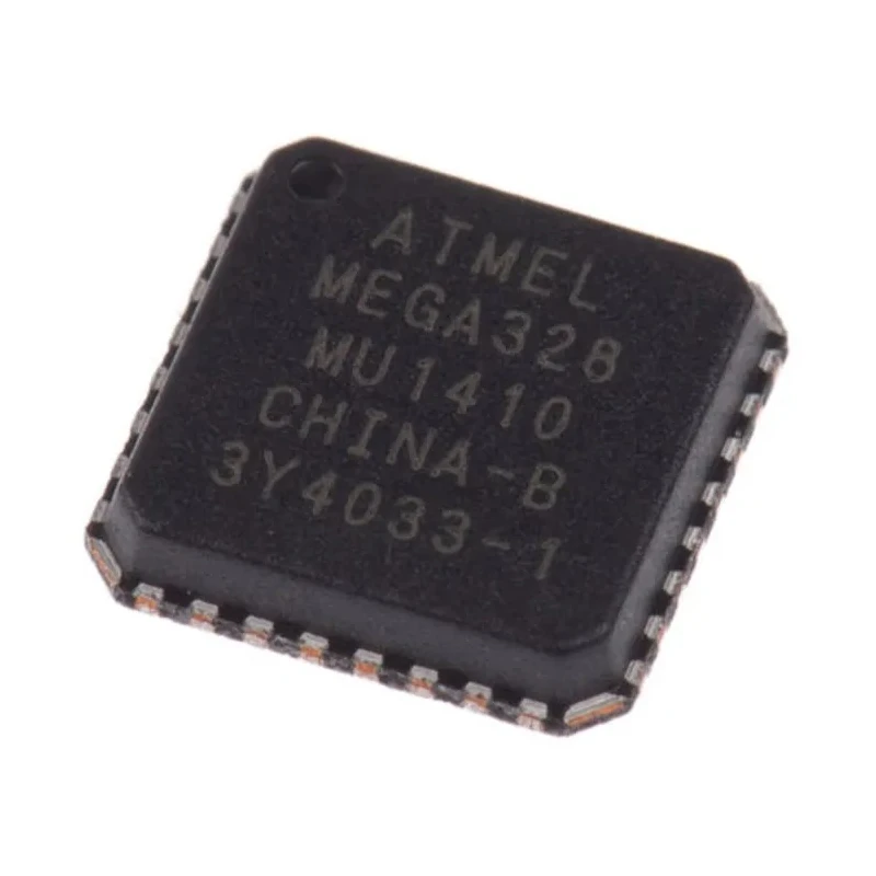 Microchip 8 bit AVR ATmega Microcontroller 20 MHz 32kB FLASH 32-Pin VQFN ATMEGA328-MU