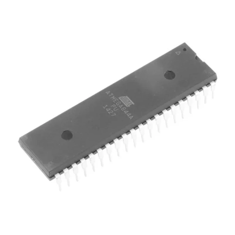 Microchip 8 bit AVR ATmega Microcontroller, 20 MHz, 64kB FLASH, 40-Pin PDIP ATMEGA644A-PU