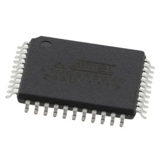 Microchip 8 bit AVR ATmega Microcontroller 20 MHz 64kB FLASH 44-Pin TQFP ATMEGA644P-20AU