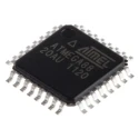 Microchip 8 bit AVR ATmega Microcontroller 20 MHz 8 kB FLASH 32-Pin TQFP ATMEGA88-20AU