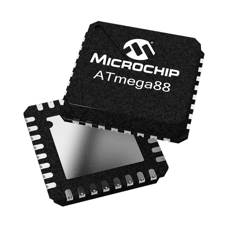 Microchip 8-Bit AVR Atmega Microcontroller, 20 MHz, 8kB FLASH, 1.024kB RAM, 32-Pin TQFP ATMEGA88PB-AU