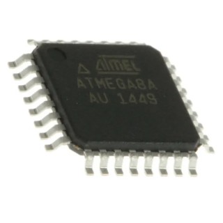 Microchip 8 bit AVR ATmega Microcontroller 16 MHz 8kB FLASH 32-Pin TQFP ATMEGA8A-AU