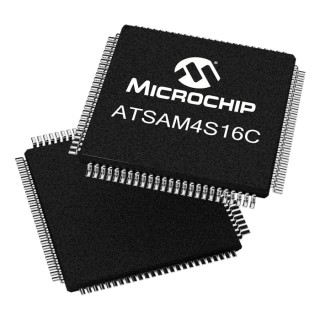 Microchip 32 bit ARM Cortex M4 SAM4S Microcontroller 120 MHz 1.024MB FLASH 100-Pin LQFP ATSAM4S16CA-AU