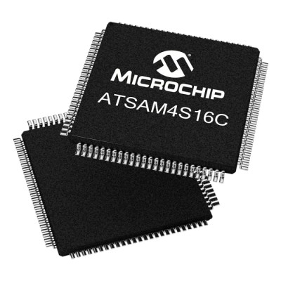 Microchip 32 bit ARM Cortex M4 SAM4S Microcontroller 120 MHz 1.024MB FLASH 100-Pin LQFP ATSAM4S16CA-AU