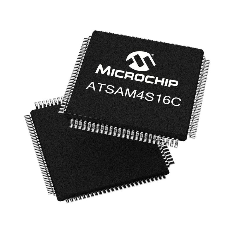 Microchip 32 bit ARM Cortex M4 SAM4S Microcontroller 120 MHz 1.024MB FLASH 100-Pin LQFP ATSAM4S16CA-AU