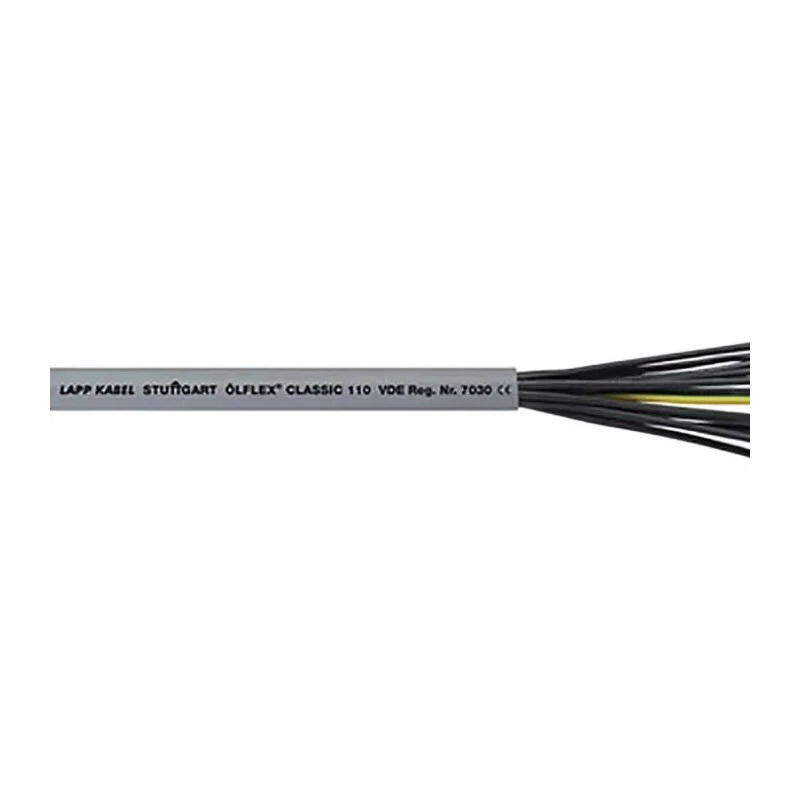 Lapp OLFLEX CLASSIC 110 YY Control Cable 5 Cores 20 AWG, Unscreened, 50 m Silver Grey Polyvinyl Chloride Sheath 1119105