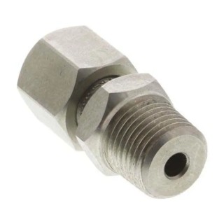 RS PRO Stainless Steel Compression Fitting for Use with Thermocouple or PRT Probe 131-4766