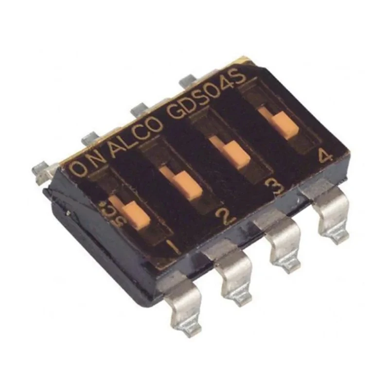 TE Connectivity Rotary Coded DIP Switch Slide Actuator GDS04STR04