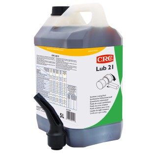 CRC Cutting Fluid 5 L Can Lub 21 Water-Soluble Metalworking Coolant for CNC Machining 20248
