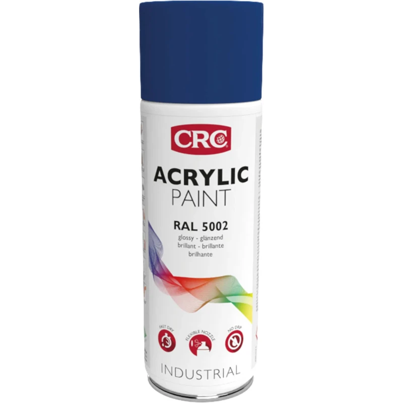 CRC 400 ml RAL 5002 Blue Gloss Acrylic Spray Paint 11681