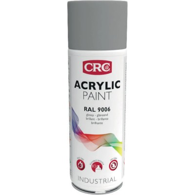 CRC 400 ml RAL 9006 Silver Gloss Spray Paint 31065