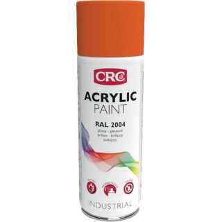 CRC 400 ml RAL 2004 Orange Gloss Spray Paint 32152