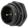 RS PRO Circular Connector 2 Contacts Front Mount Socket Male IP68 500V 30A Polyamide 66, Polycarbonate 131-6370